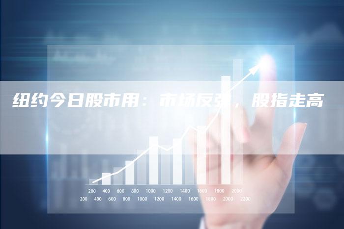 纽约今日股市用：市场反弹，股指走高