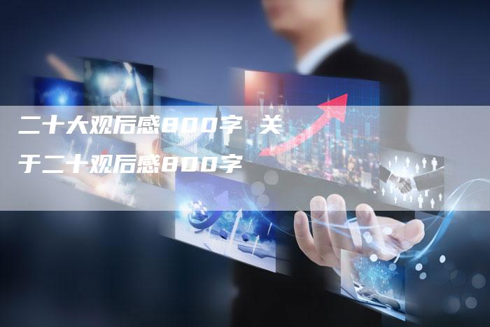 二十大观后感800字 关于二十观后感800字