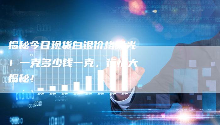 揭秘今日现货白银价格曝光！一克多少钱一克，行情大揭秘！