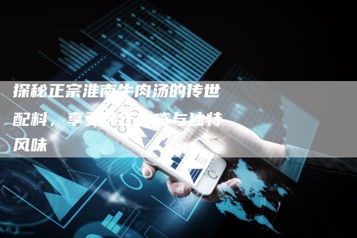 探秘正宗淮南牛肉汤的传世配料，享受纯正口感与独特风味