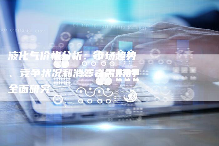液化气价格分析：市场趋势、竞争状况和消费者需求的全面研究