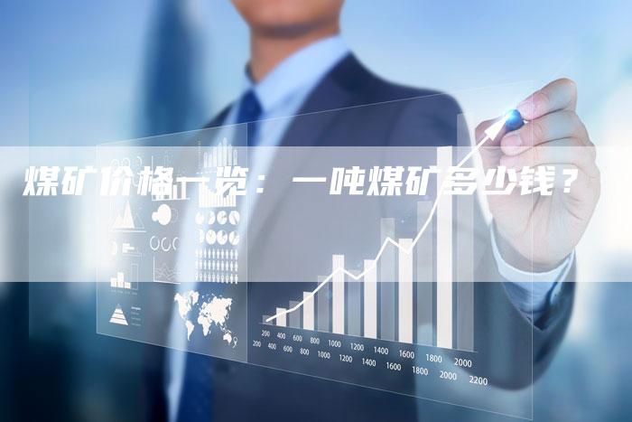煤矿价格一览：一吨煤矿多少钱？