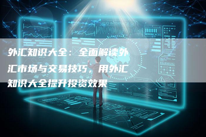 外汇知识大全：全面解读外汇市场与交易技巧，用外汇知识大全提升投资效果