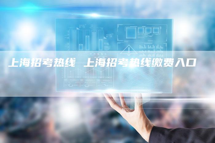 上海招考热线 上海招考热线缴费入口