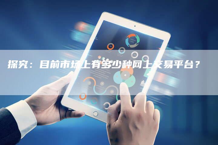探究：目前市场上有多少种网上交易平台？