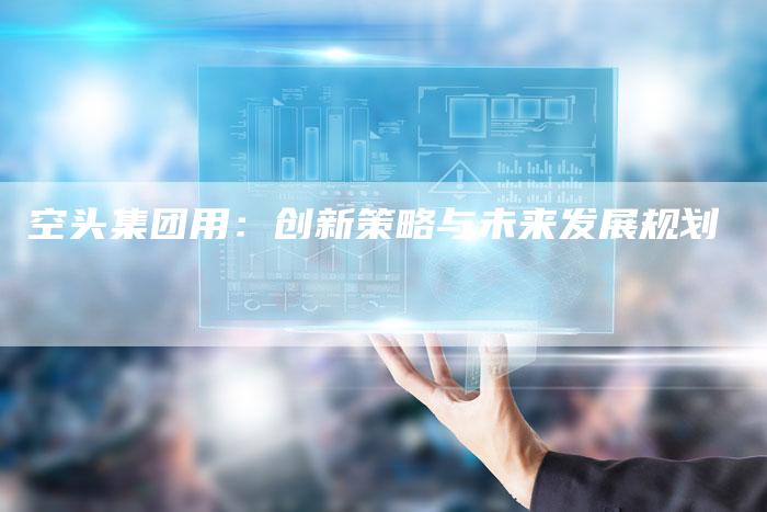 空头集团用：创新策略与未来发展规划