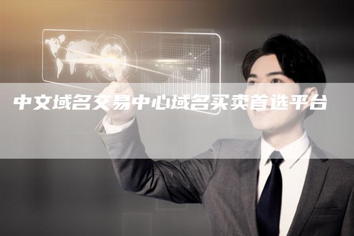 中文域名交易中心域名买卖首选平台