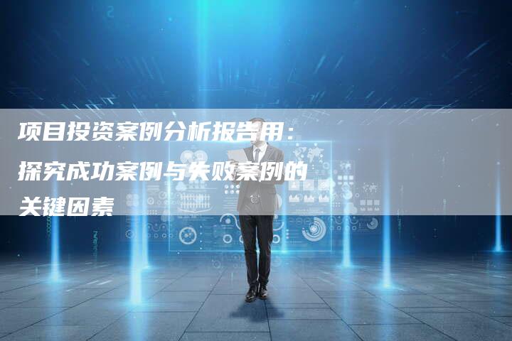 项目投资案例分析报告用：探究成功案例与失败案例的关键因素