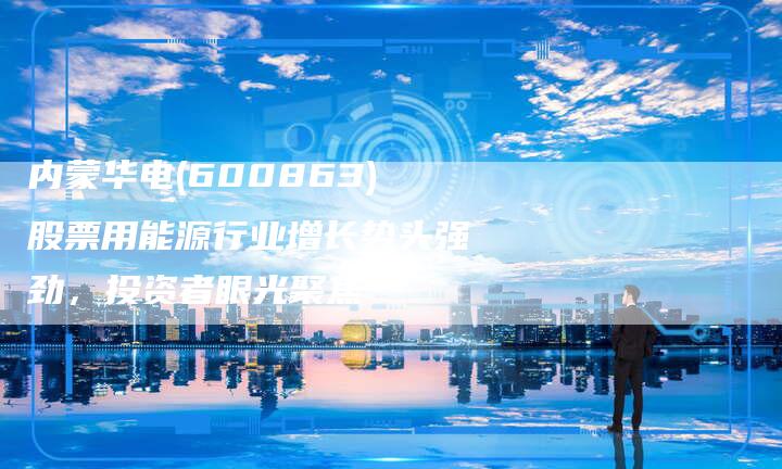 内蒙华电(600863)股票用能源行业增长势头强劲，投资者眼光聚焦