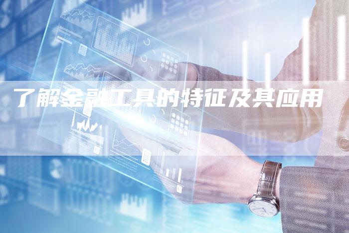 了解金融工具的特征及其应用
