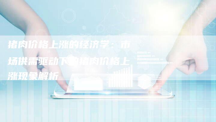 猪肉价格上涨的经济学：市场供需驱动下的猪肉价格上涨现象解析