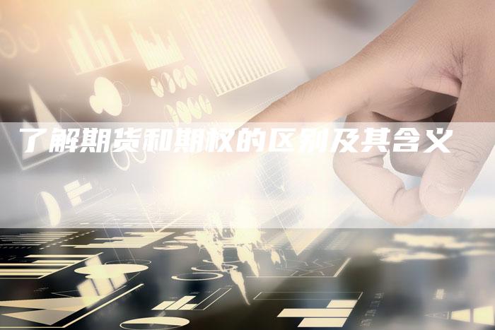 了解期货和期权的区别及其含义