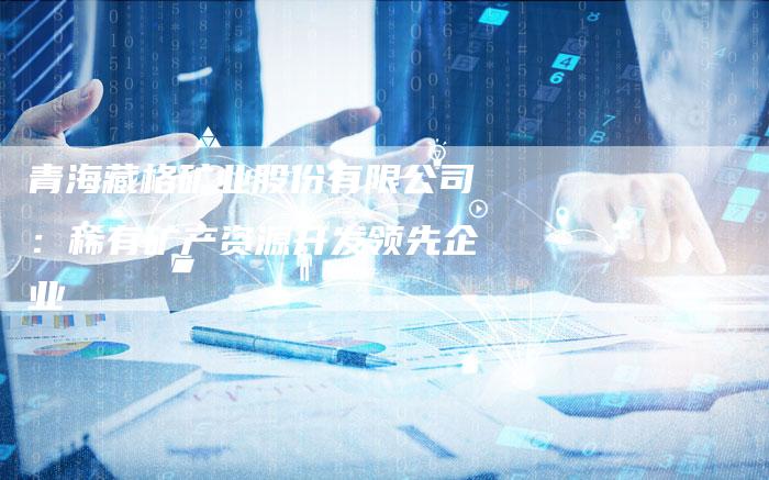 青海藏格矿业股份有限公司：稀有矿产资源开发领先企业